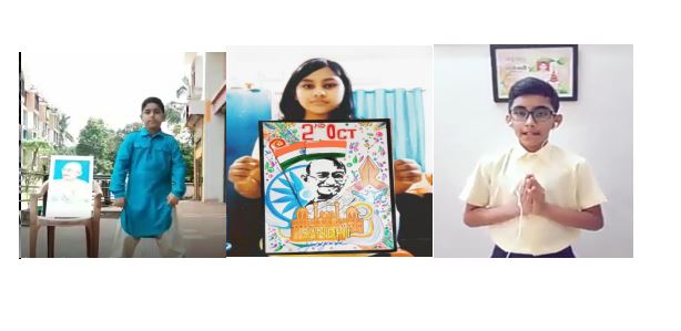 Gandhiji -An inspiration”-All Goa Online Interschool competition organized by PTFC (Art, Culture and Music)VVA