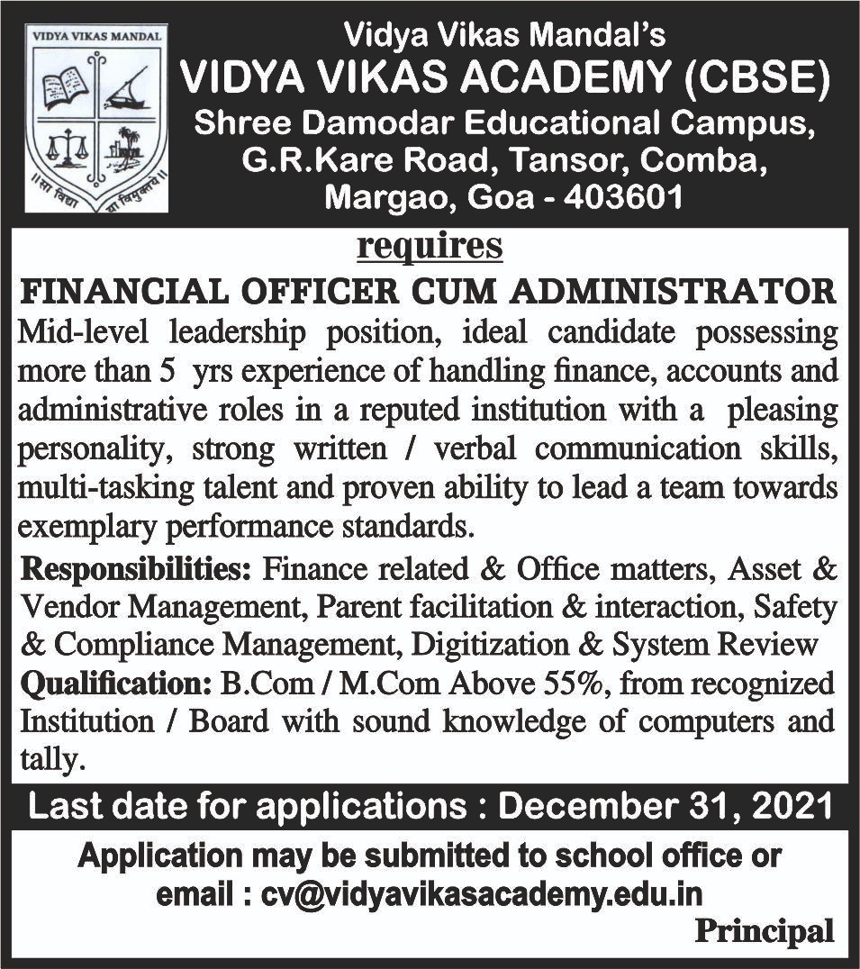 CareersVVA - Vidya Vikas Academy