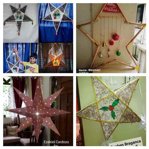 “Christmas Star making” Activity of the month – December 2021