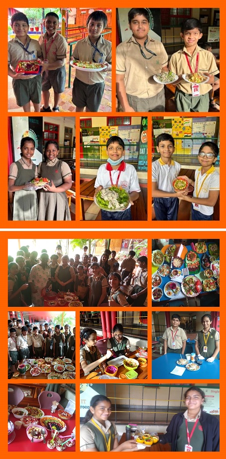 Chef at Work (Salad Making) – Co-curricular activity for the month of August