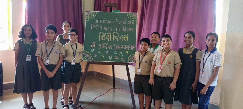 Hindi Diwas  special assembly ( Secondary Section)